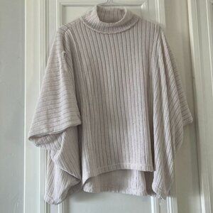 NWOT Free People Beach East End Tunic Knit Top Sand Sz S